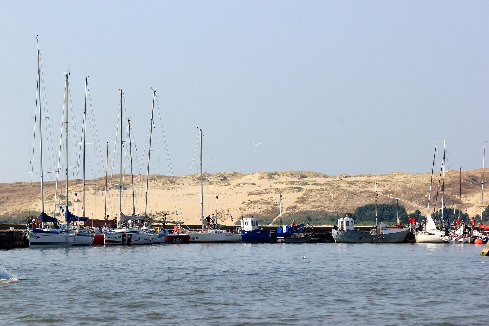 Sand dunes at Nida on the Curonian Spit, Lithuania